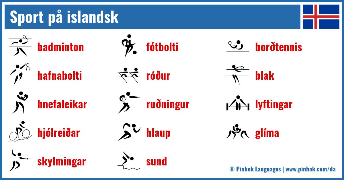 Sport på islandsk