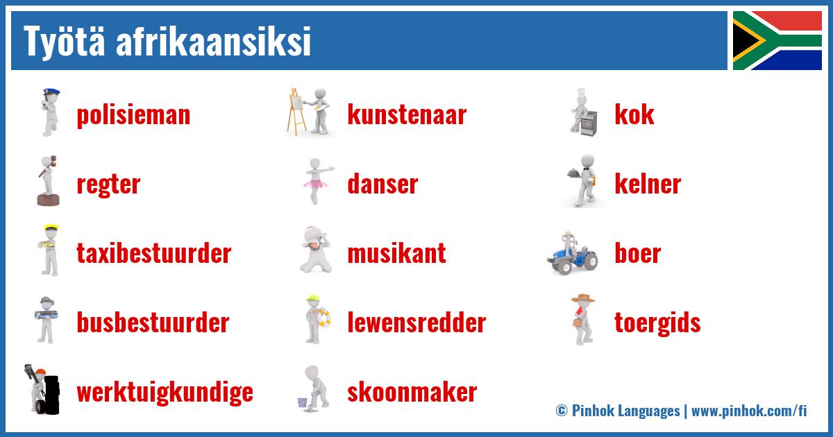 Työtä afrikaansiksi