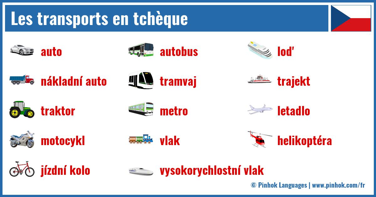 Les transports en tchèque