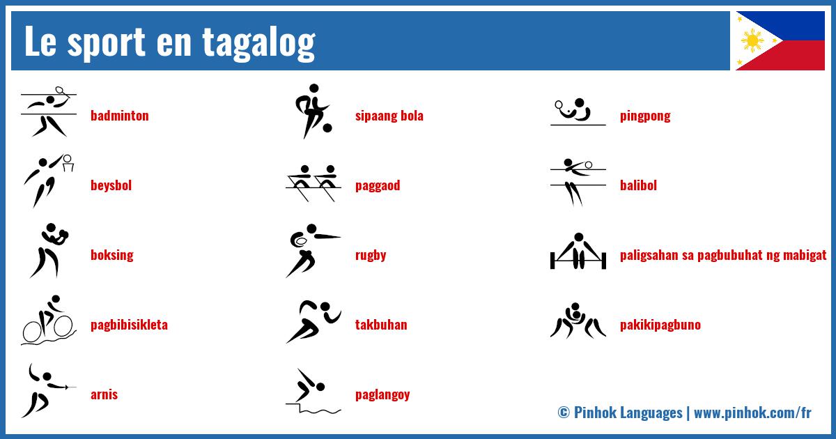 Le sport en tagalog