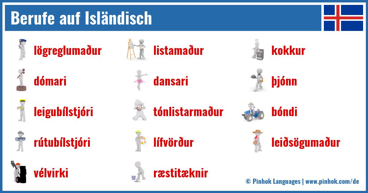 Berufe auf Isländisch