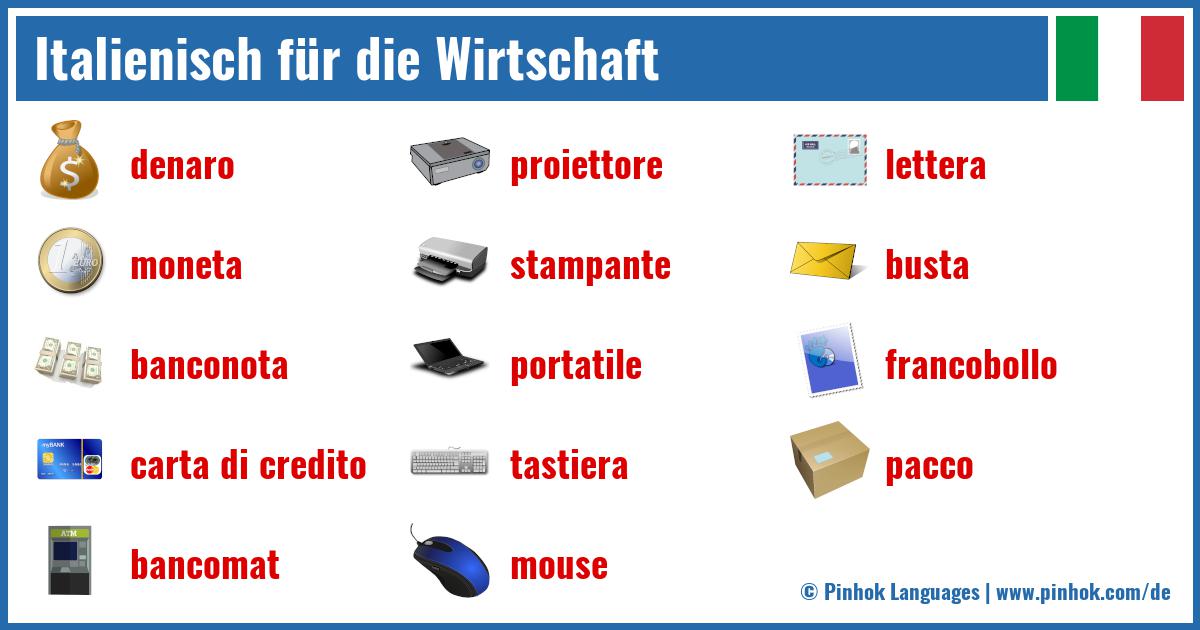 Italienisch für die Wirtschaft