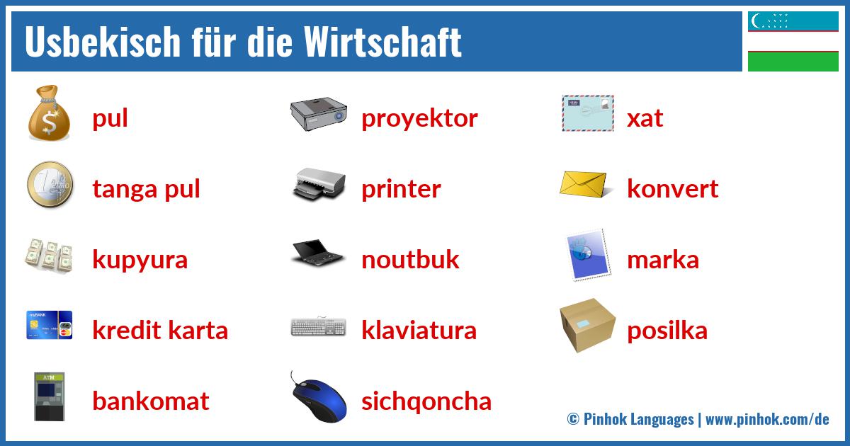 Usbekisch für die Wirtschaft