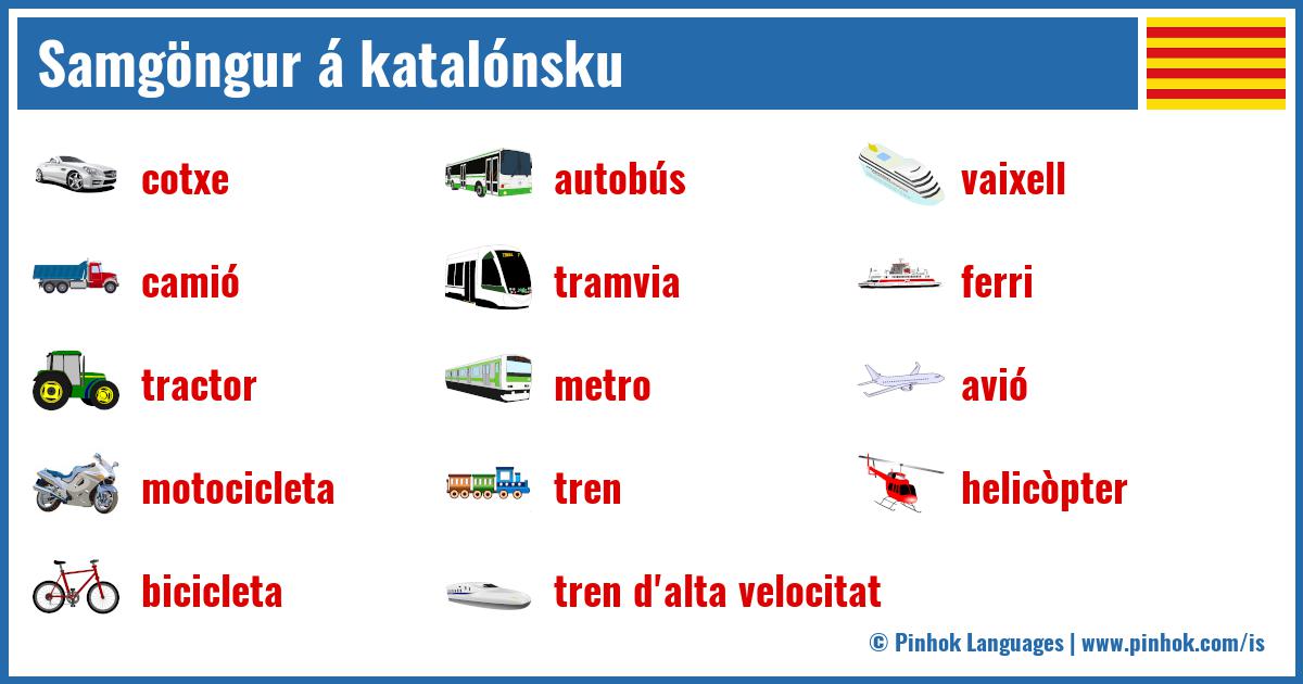 Samgöngur á katalónsku