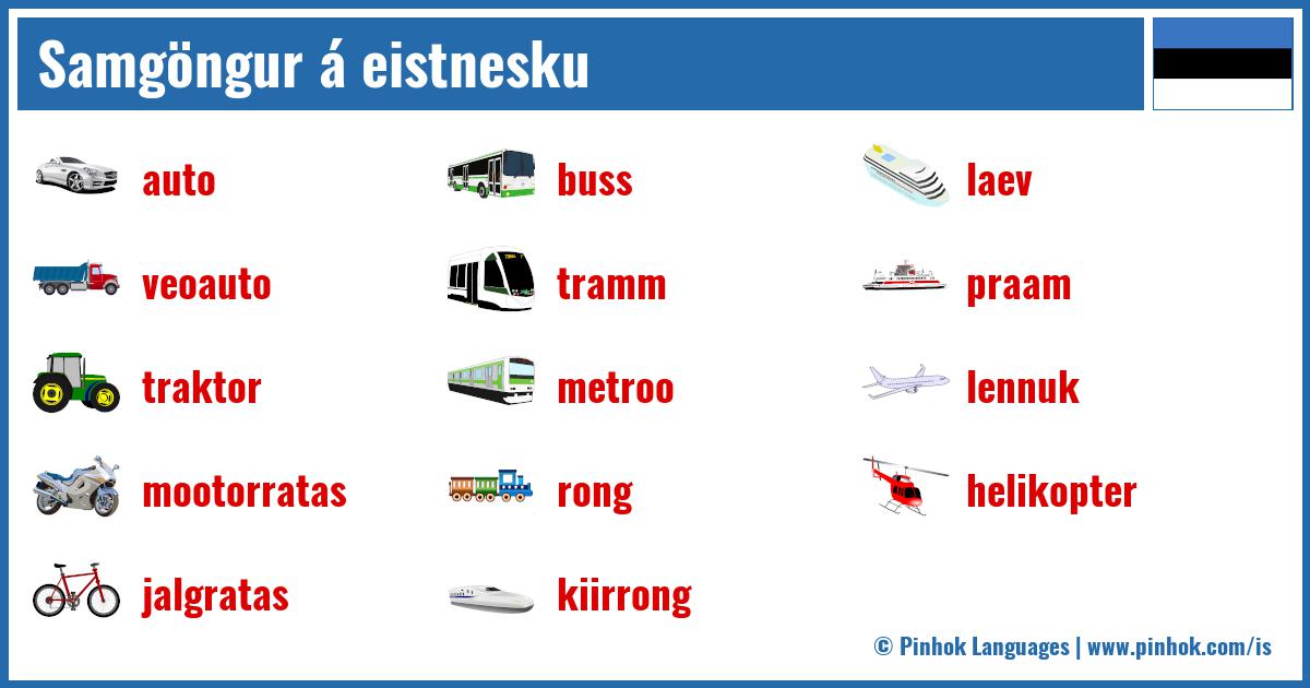 Samgöngur á eistnesku