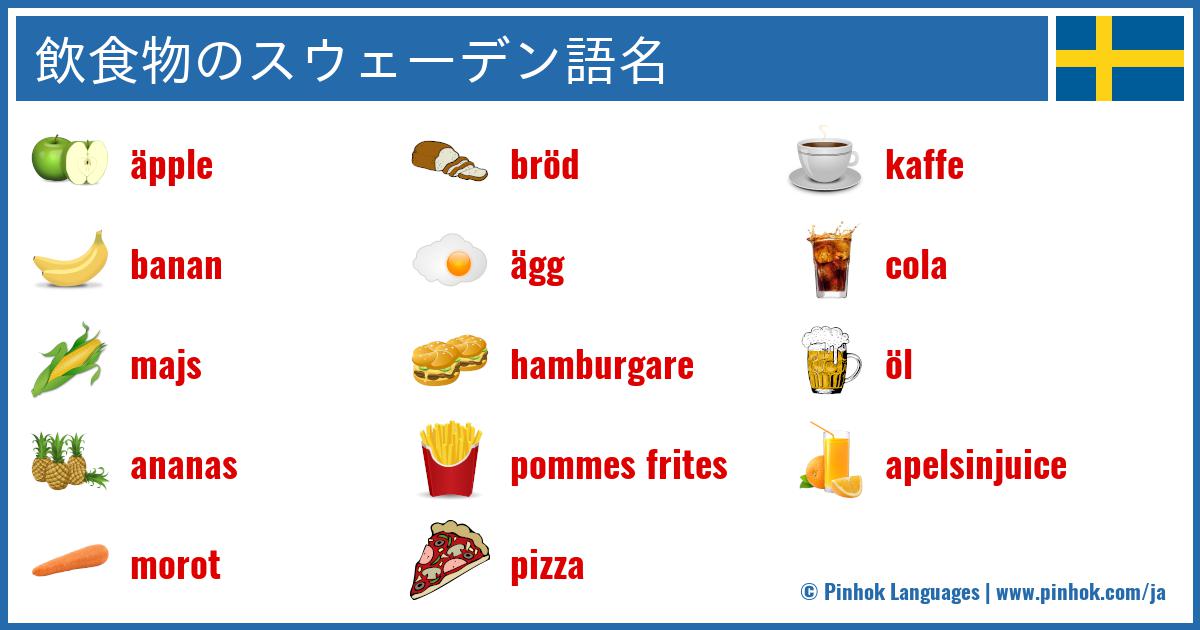 飲食物のスウェーデン語名