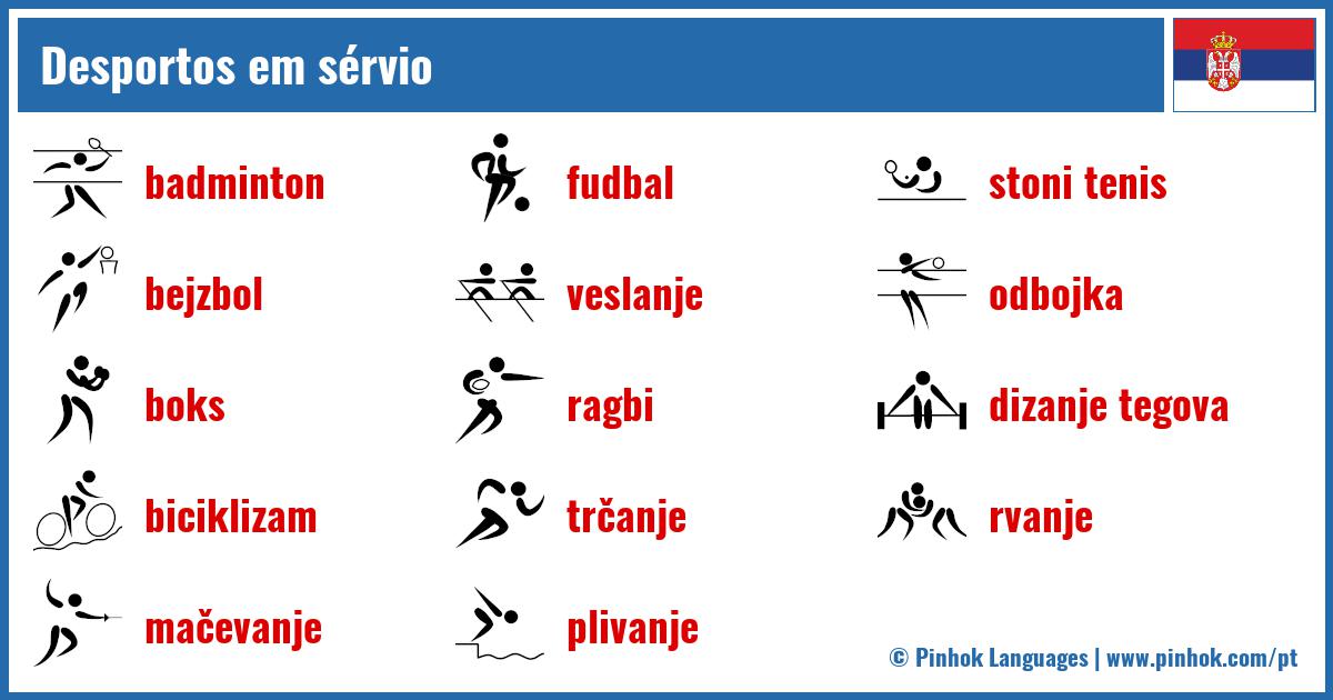 Desportos em sérvio