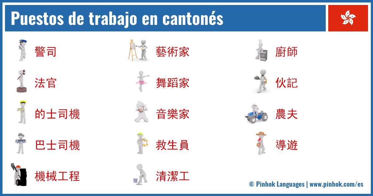 Puestos de trabajo en cantonés