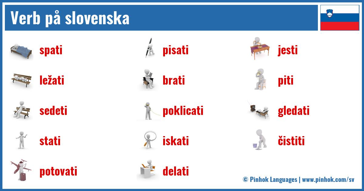 Verb på slovenska